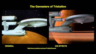 Star Trek  The Gamesters of Triskelion  visual effects comparison [upl. by Cindi822]