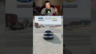 Ford MUSTANG vs Chevrolet CAMARO beamngdrive beamng car shorts [upl. by Giannini]