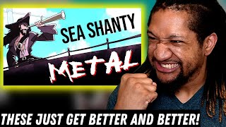 Reaction to SEA SHANTY METAL  quotSantianaquot with Peyton Parrish annapantsu Colm McGuinness Music [upl. by Merrow]