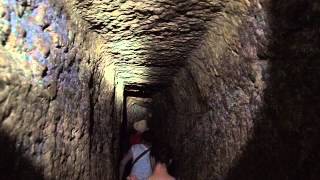 Hezekiahs Tunnel  walk through the bible [upl. by Nimsaj]