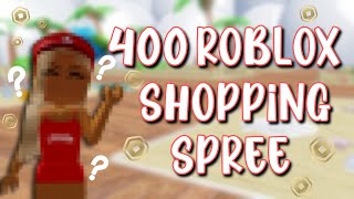 400 Roblox Shopping Spree [upl. by Ulyram834]