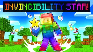 Super Mario INVINCIBILITY STAR  Minecraft Super Mario  190 [upl. by Atteyek125]