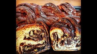 Cozonac BABKACozonac Evreiesc European Polonez Babka cu Ciocolata si ScortisoaraBest Babka brioche [upl. by Yorgos]