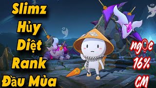 Slimz Combat Rank Đầu Mùa Với Build Ngọc 16 Chí Mạng Hủy Diệt Team Bạn Quá Mạnh [upl. by Nennahs]