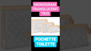 NEW LOUIS VUITTON TRIO TOILETRY POUCH TRANSLUSCENT 🚨 SOLD AS SET 🚨 [upl. by Netsirc962]