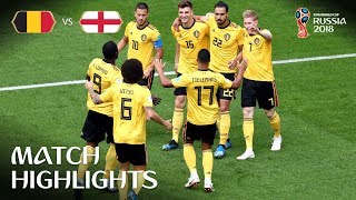 Belgium v England  2018 FIFA World Cup  Match Highlights [upl. by Hollinger]