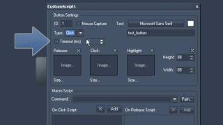 coolux Widget Designer Custom Script Buttons [upl. by Oringas]