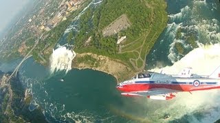 Snowbirds Over The Falls  Breathtaking Aerial Views of Niagara Falls  HD Cockpit Video [upl. by Colp]