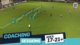 Building The Attack  FA Learning Coaching Session From David Powderly [upl. by Leslie]