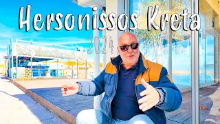 Hersonissos Crete 2024 walking tour 4k vlog also STAR BEACH Greece [upl. by Ecar171]