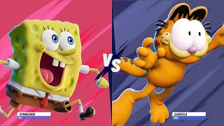 Nickelodeon AllStar Brawl 2 SpongeBob vs Garfield [upl. by Scrogan]