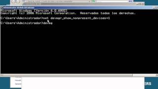 Eliminar tarjetas de red ocultas y no utilizadas por Windows Server 2008 [upl. by Leahcimdivad]