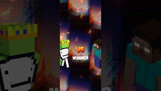 Minecraft dream 💫 vs herobrine 😈 minecraft comparsion [upl. by Yasnyl]