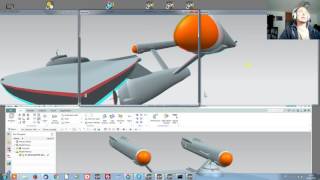 Siemens NX 10 running in full feature VR mode with the universal VR software bridge moreViz [upl. by Kinnard]