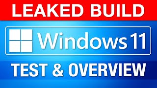 Windows 11 LEAKED  Installing Testing and Biggest Changes [upl. by Leidgam974]