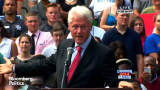 Bill Clinton Rallies Democrats in Arkansas [upl. by Nonarb151]