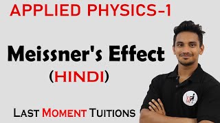 Meissners Effect  Engineering Physics 1 in Hindi [upl. by Themis]