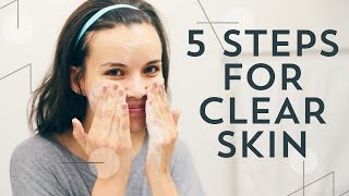 How I Cleared Up My Skin 5 Steps  Ingrid Nilsen [upl. by Adur719]