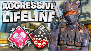 PLAYING LIFELINE AGGRESSIVELY 22 Kills 5000 Damage [upl. by Gusba]