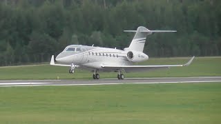 Gulfstream G280 landing at Tartu Airport 22082023 [upl. by Laram]