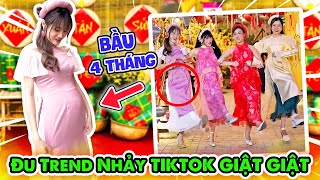 Hậu Trường Mẹ Bầu Đi Quay TikTok Ngày Tết  Trâm Đô Trà Đặng Linh Barbie  Vê Vê Channel [upl. by Budding565]