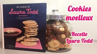 Recette Cookies moelleux  faciles et délicieux  façon Laura Todd [upl. by Reivazx335]