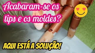 Como fazer extensões de unhas acrílicas SEM o uso de moldes ou tips APRENDA JÁ [upl. by Sanson]