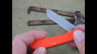 Case Knife  Orange Sodbuster Jr 360 degree look [upl. by Allin]