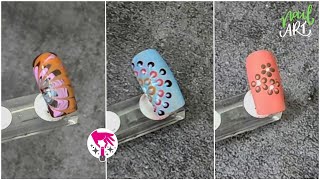 Nice Nail Art Designs 2024 nailart JujuBlossomDesigns [upl. by Inaluiak]