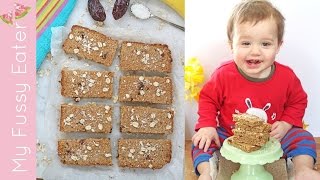 Sugar Free Oat Bars for Baby Weaning  Baby Led Weaning Recipe [upl. by Gaughan]