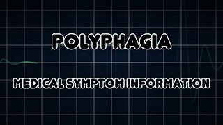 Polyphagia Medical Symptom [upl. by Dale]