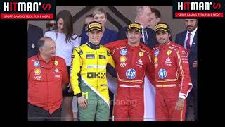 F1 2024 Monaco podium celebration  F1 2024 Monaco Grand Prix [upl. by Lhok]