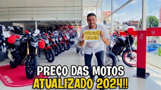 PREÇO DAS MOTOS HONDA 2024 ATUALIZADO CB 300F Twister XRE CG 160 Honda Biz Dia das Crianças [upl. by Loy]