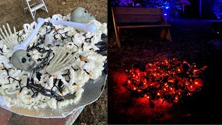 Easy Halloween DIY Fake spooky fire pit [upl. by Komara]