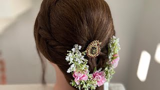 Bridal hairstyle tutorial bridalhairstyle [upl. by Ayerdna]