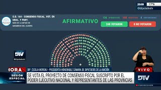 🟩 VOTACIÓN  Consenso Fiscal  Sesión 15092022 [upl. by Alyhs823]