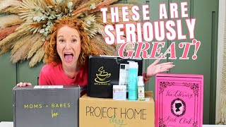 Opening 4 Great Subscription Boxes  3 Empty Products Review  Subscription Box Reviews [upl. by Aneerak]