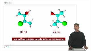 Moléculas con dos estereocentros enantiómeros y diastereoisómeros   UPV [upl. by Otinauj945]