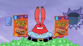 Mr krabs  Reese’s Puffs Rap  ai cover [upl. by Leyla]