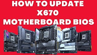 HOW TO UPDATE X670E X670P MOTHERBOARD BIOS EZFLASH ASUS MSI GIGABYTE ASROCK BIOSTAR [upl. by Zevahc232]