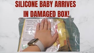 Silicone Reborn baby Arrived to me in a Really damaged box [upl. by Nonnaihr]