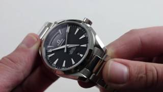 Omega Seamaster Aqua Terra DayDate Luxury Watch Review [upl. by Claudy]