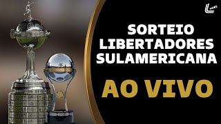 SORTEIO DAS OITAVAS DA LIBERTADORES E DA SULAMERICANA TRANSMISSÃO AO VIVO [upl. by Maia293]