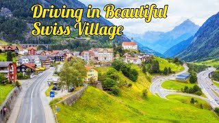 Driving in Swiss Village 2 AppenzellSwitzerland drive view 4K Driving in Beautiful Swiss Villages [upl. by Ayalat]