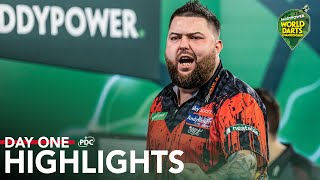 THE CHAMP RETURNS  Day One Highlights  202324 Paddy Power World Darts Championship [upl. by Teahan]