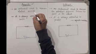 Ammeter vs voltmeter [upl. by Ynohtnanhoj805]