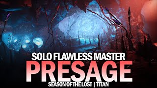 Solo Flawless Master Presage in Season of the Lost Titan Destiny 2 [upl. by Lehman129]