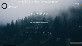 Elegent Theme for Windows 10  Rainmeter Customization  2019 [upl. by Lehcer]