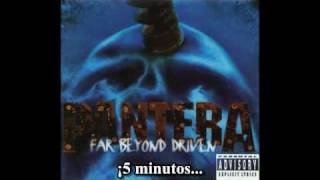 Pantera  5 Minutes Alone Sub Esp [upl. by Leinehtan]