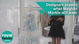 Meghan Markle’s wedding dress for royal wedding to Prince Harry  designers predict the dress [upl. by Einre]